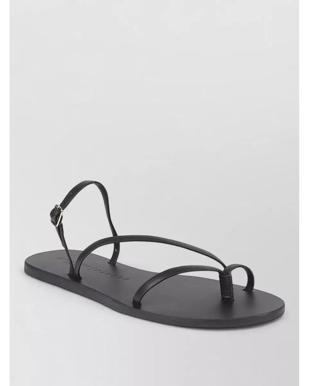 Manebí Metallic Leather Flat Slides