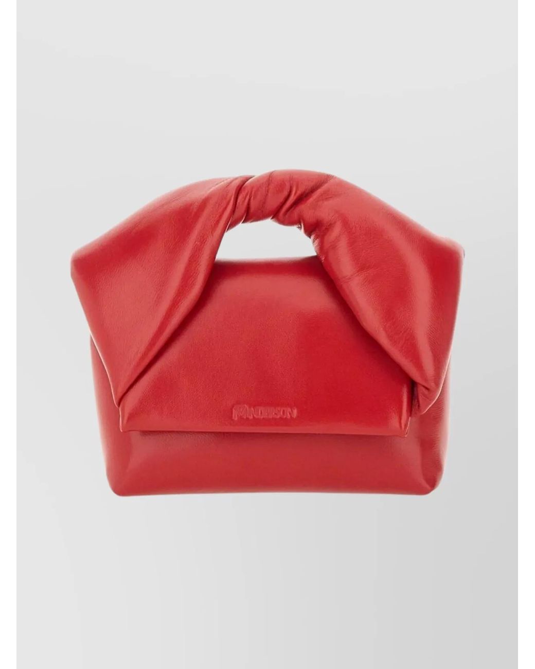 J.W. Anderson Red Twister Small Leather Shoulder Bag