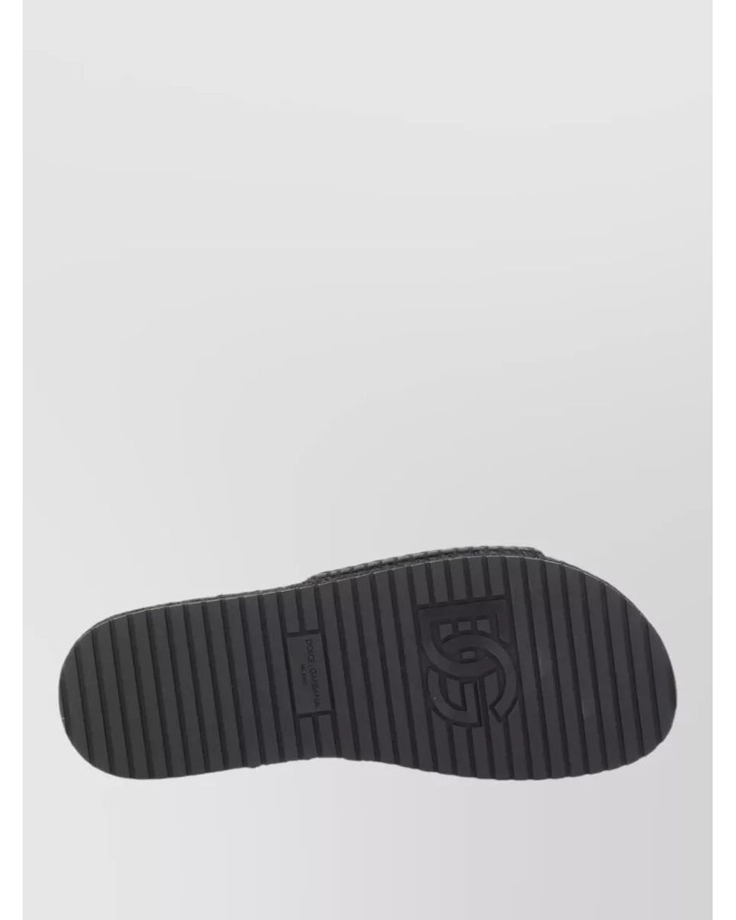 Dolce & Gabbana Gray Logo-Detail Espadrilles for men