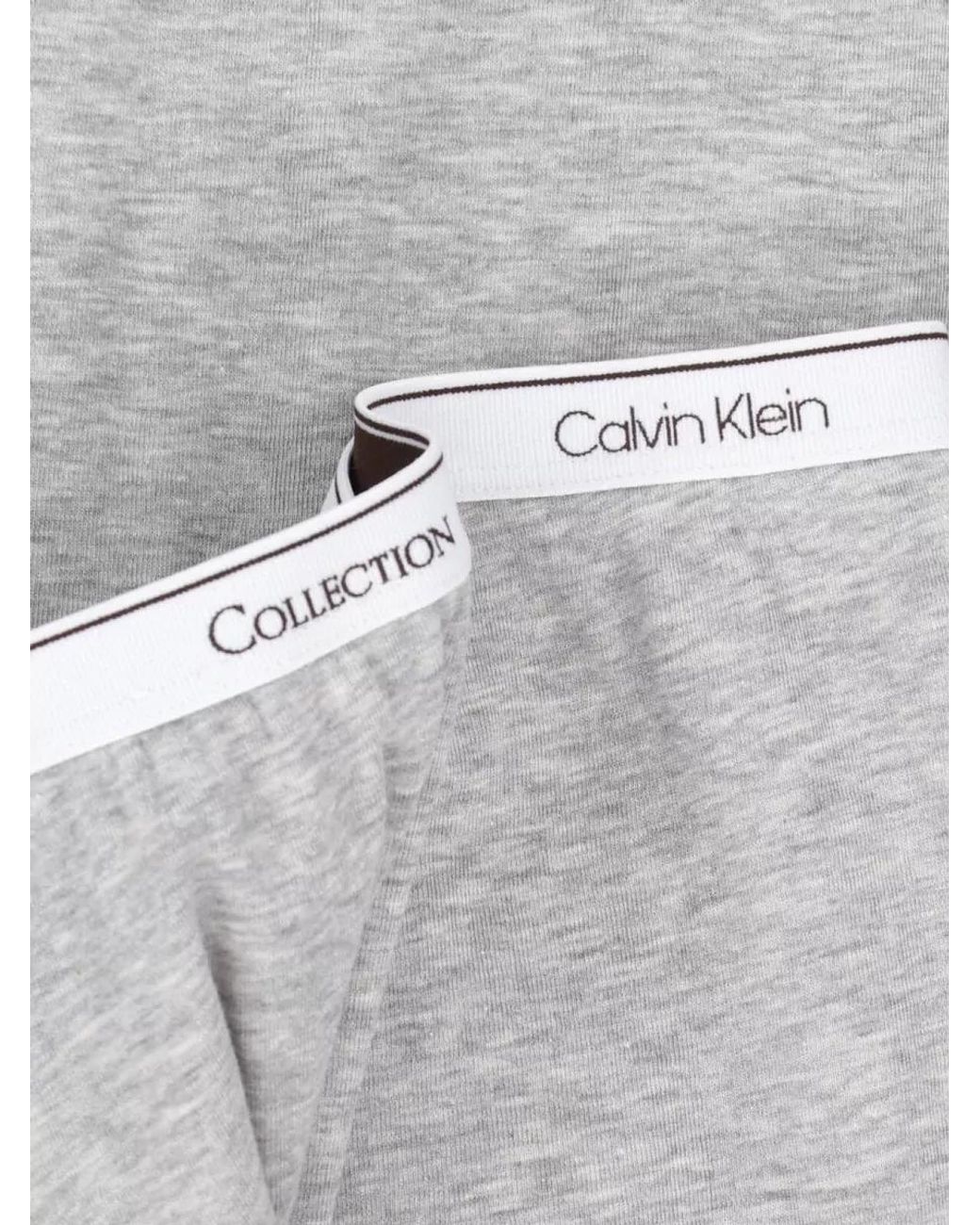 Calvin Klein White Straight Trousers