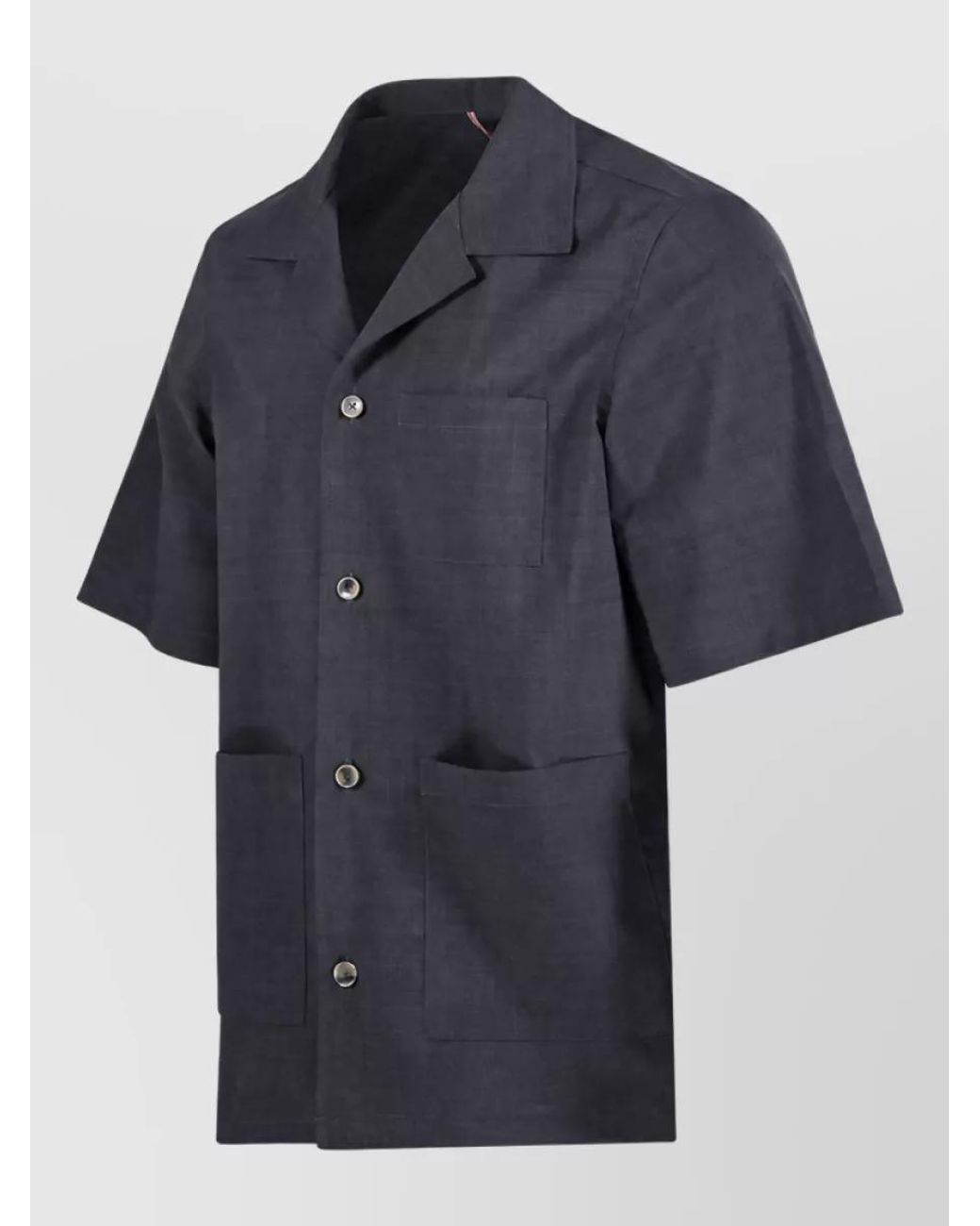 Santaniello Blue Shirt Jacket for men
