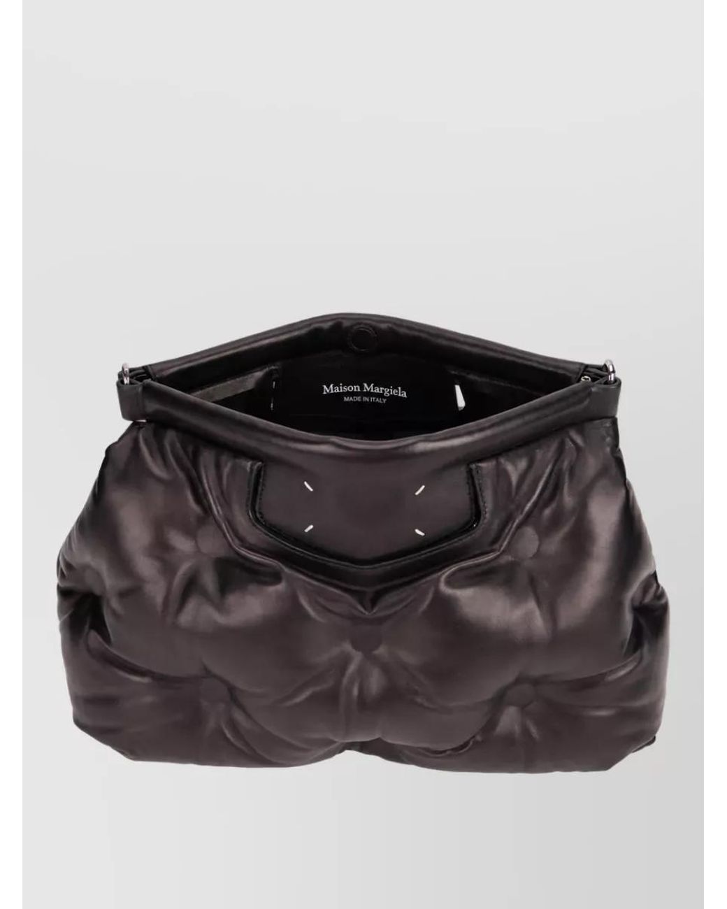 Maison Margiela Black Glam Slam Leather Shoulder Bag