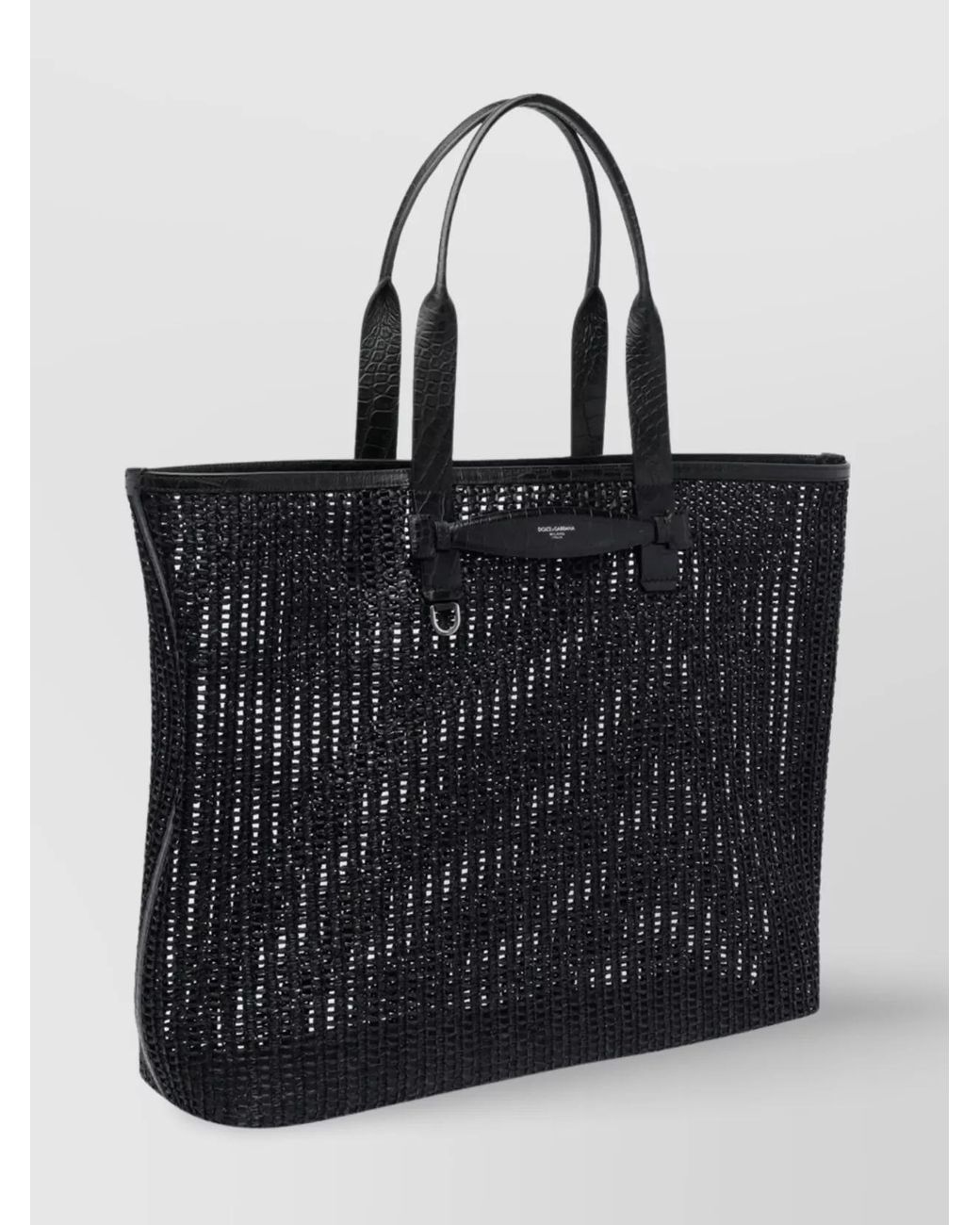 Dolce & Gabbana Black Shopping Bags for men