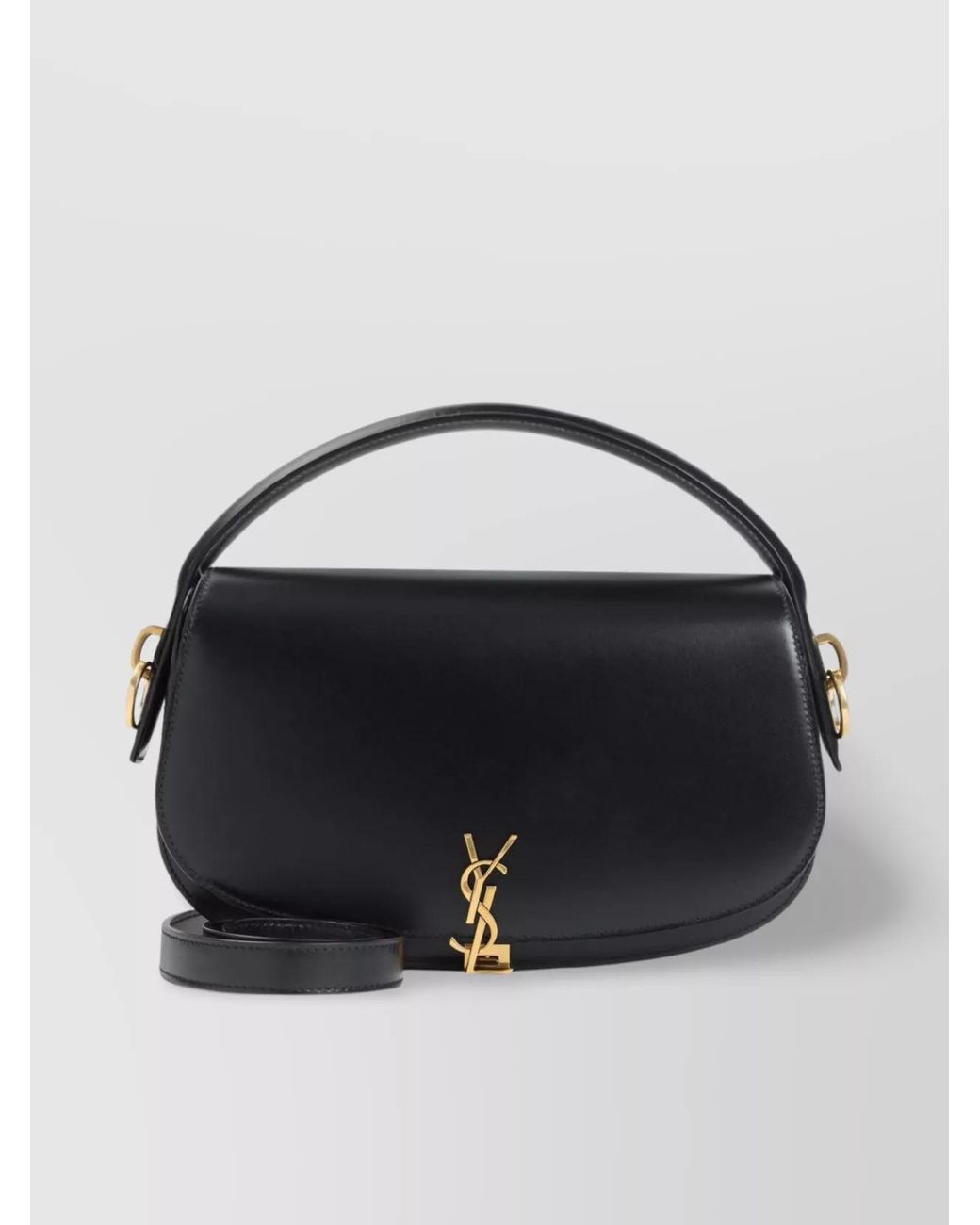 Saint Laurent Black Voltaire Leather Shoulder Bag