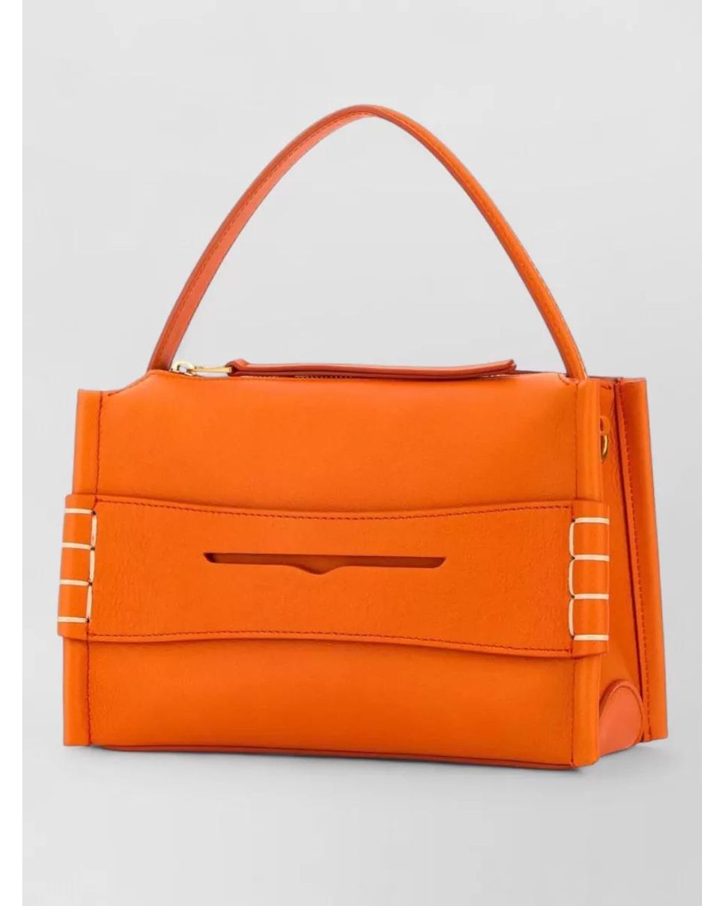 J.W. Anderson Orange Loafer Bag Small Leather Shoulder Bag