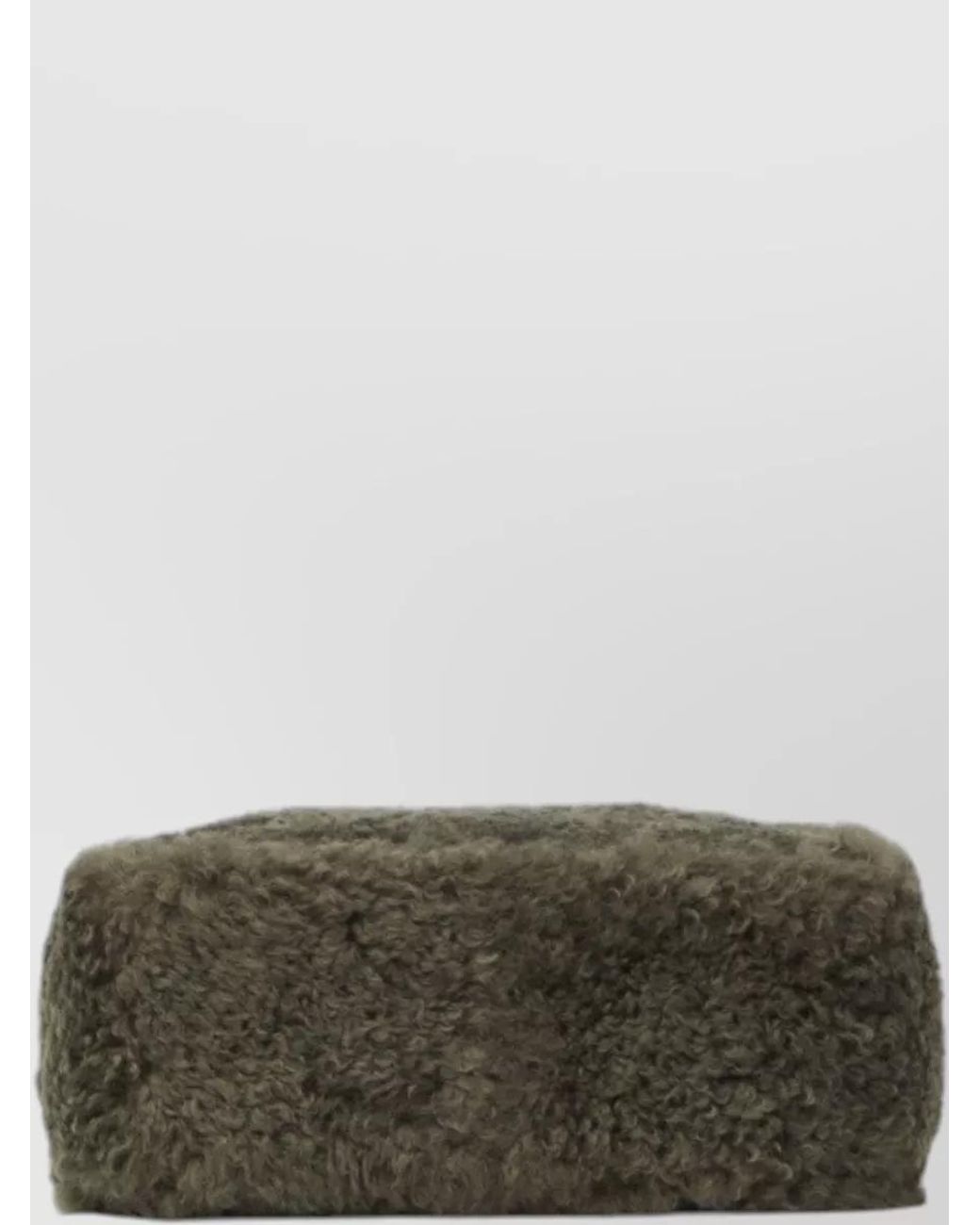 Stella McCartney Green Stella Logo Teddy-Effect Tote Bag