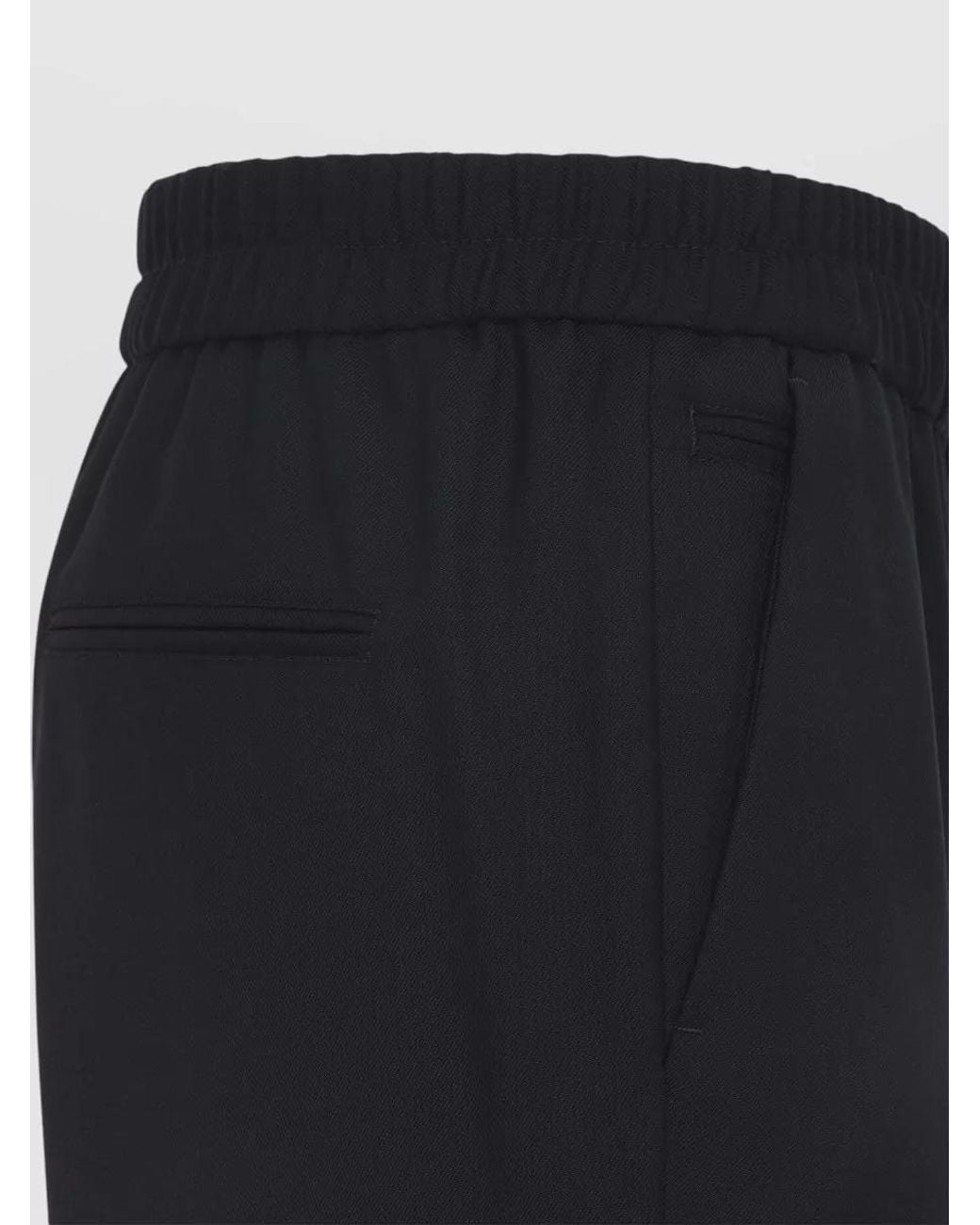 Paul Smith Blue Wool Straight-Leg Tailored Trousers for men