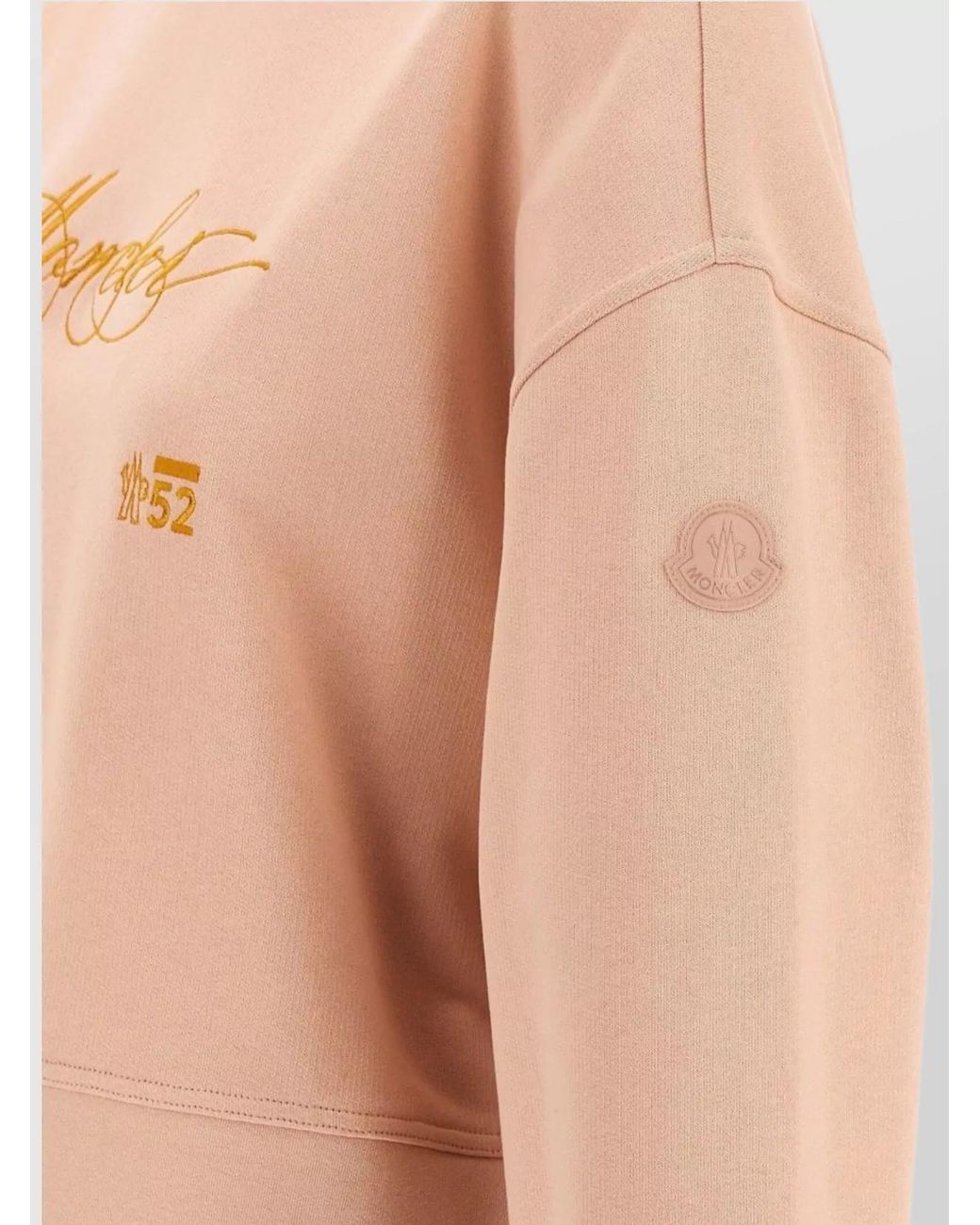 Moncler Multicolor Cotton Logo-Embroidered Sweatshirt