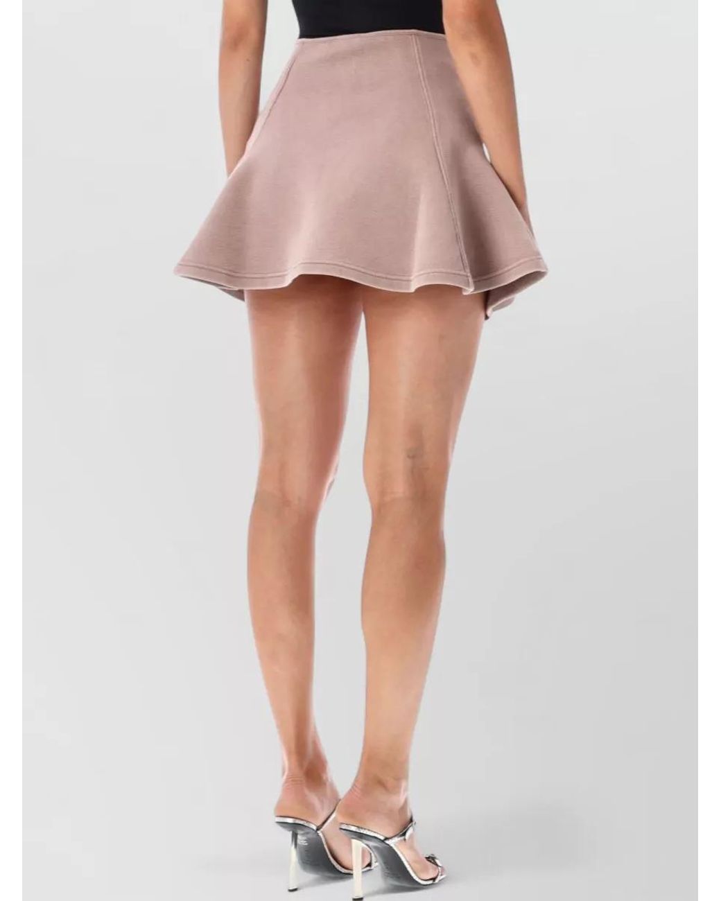 DIESEL Pink Cotton A-Line Mini Skirt