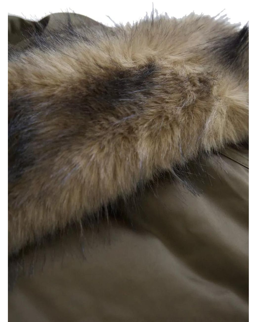 Michael Kors Green Faux Fur Coat