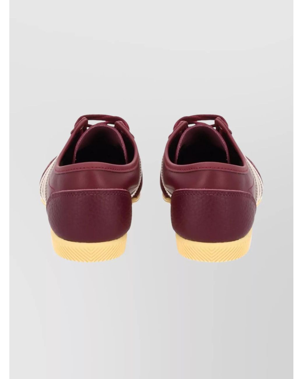Adidas Originals Red Leather Low-Top Sneakers