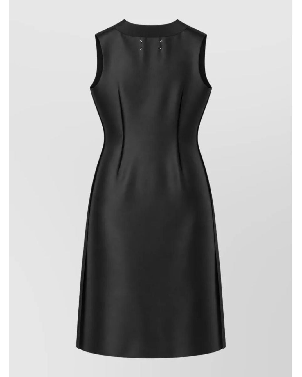 Maison Margiela Black Silk Mini Dress