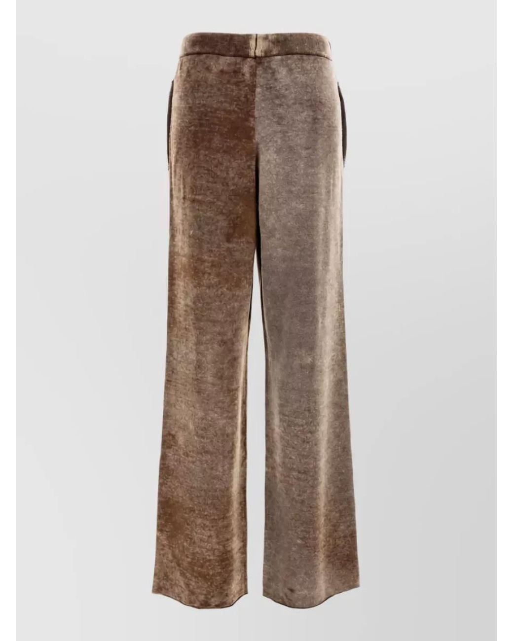 DIESEL Brown Wool Joggers