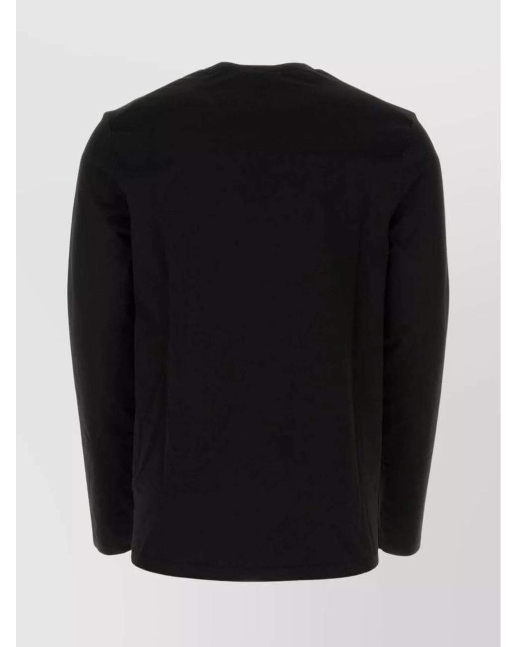 Jil Sander Black Cotton Ribbed Crew-Neck T-Shirt for men