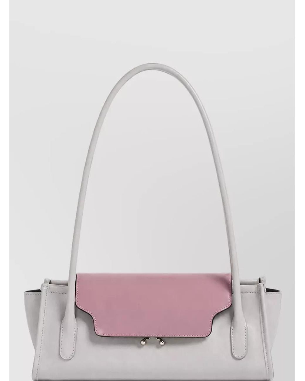 Marni Pink Leather Shoulder Bag