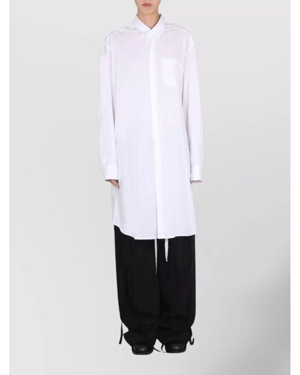 Ann Demeulemeester White Cotton Shirt