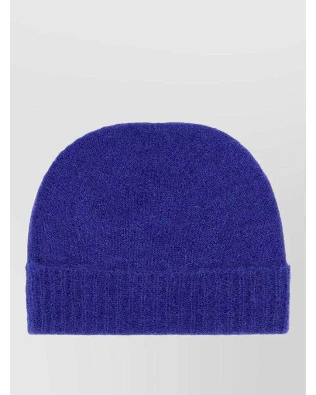 Vivienne Westwood Blue Fluffy Beanie Hat