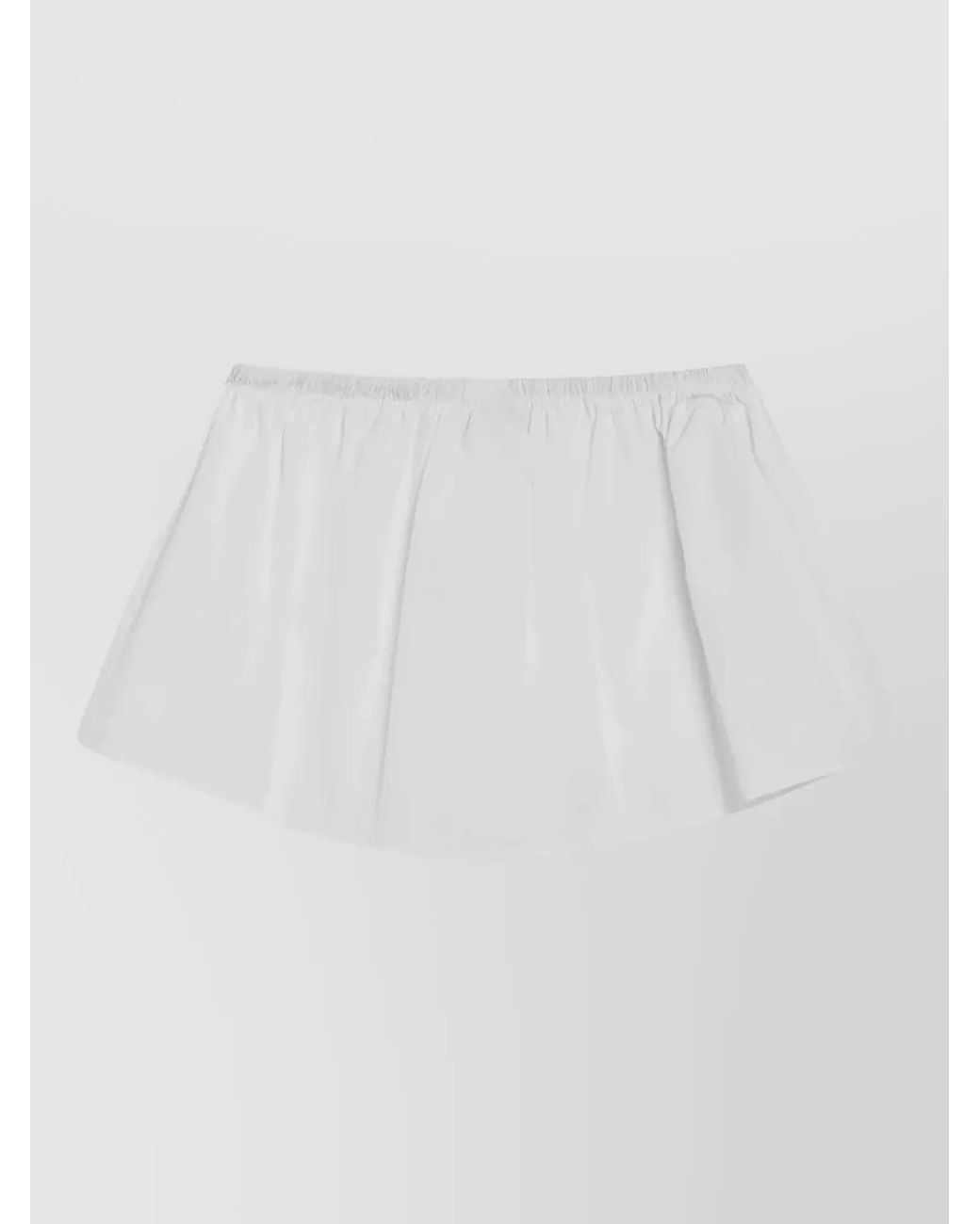 Miu Miu White Mini Shorts