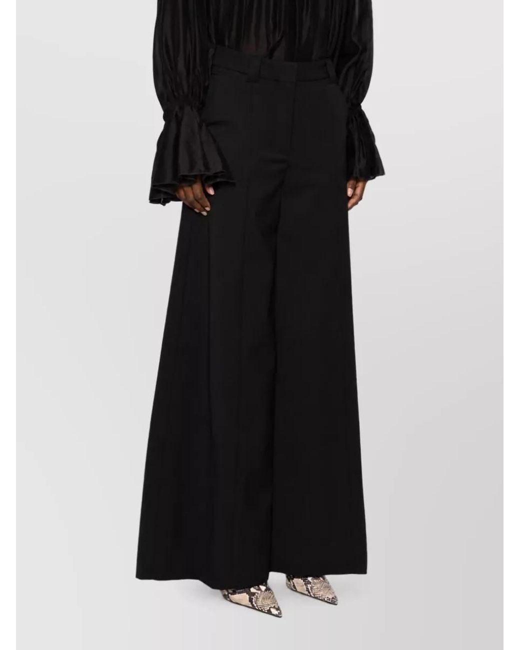 Thelatest Black Flared Trousers