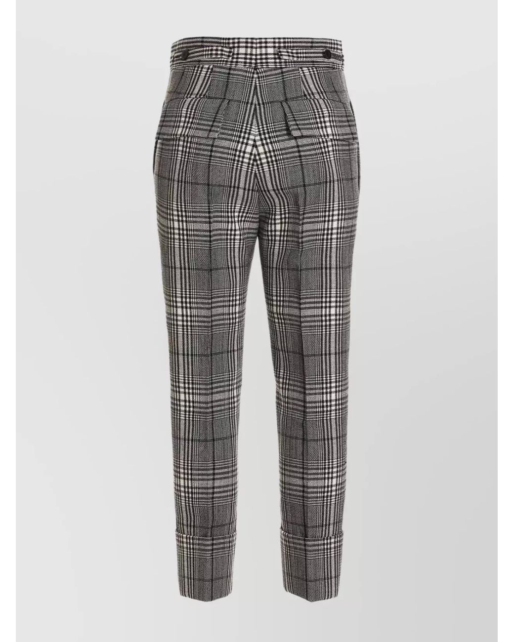 SAPIO Gray Wool Tapered Trousers