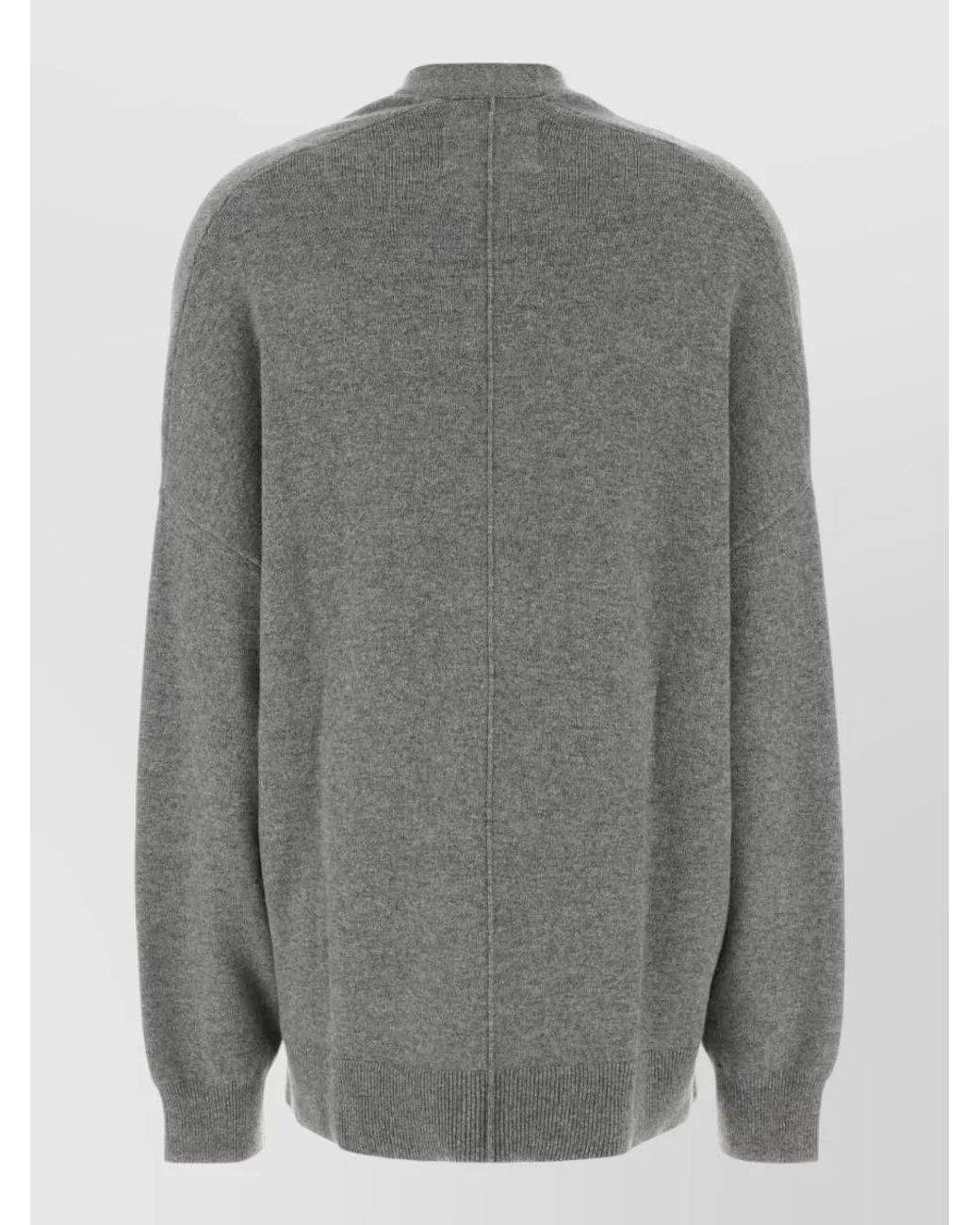 Extreme Cashmere Gray Cashmere Oversized Cardigan