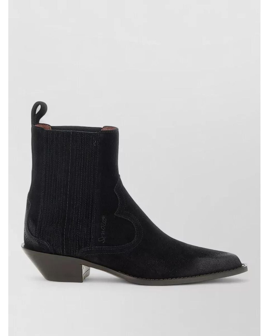 Sonora Boots Black Leather Ankle Boots