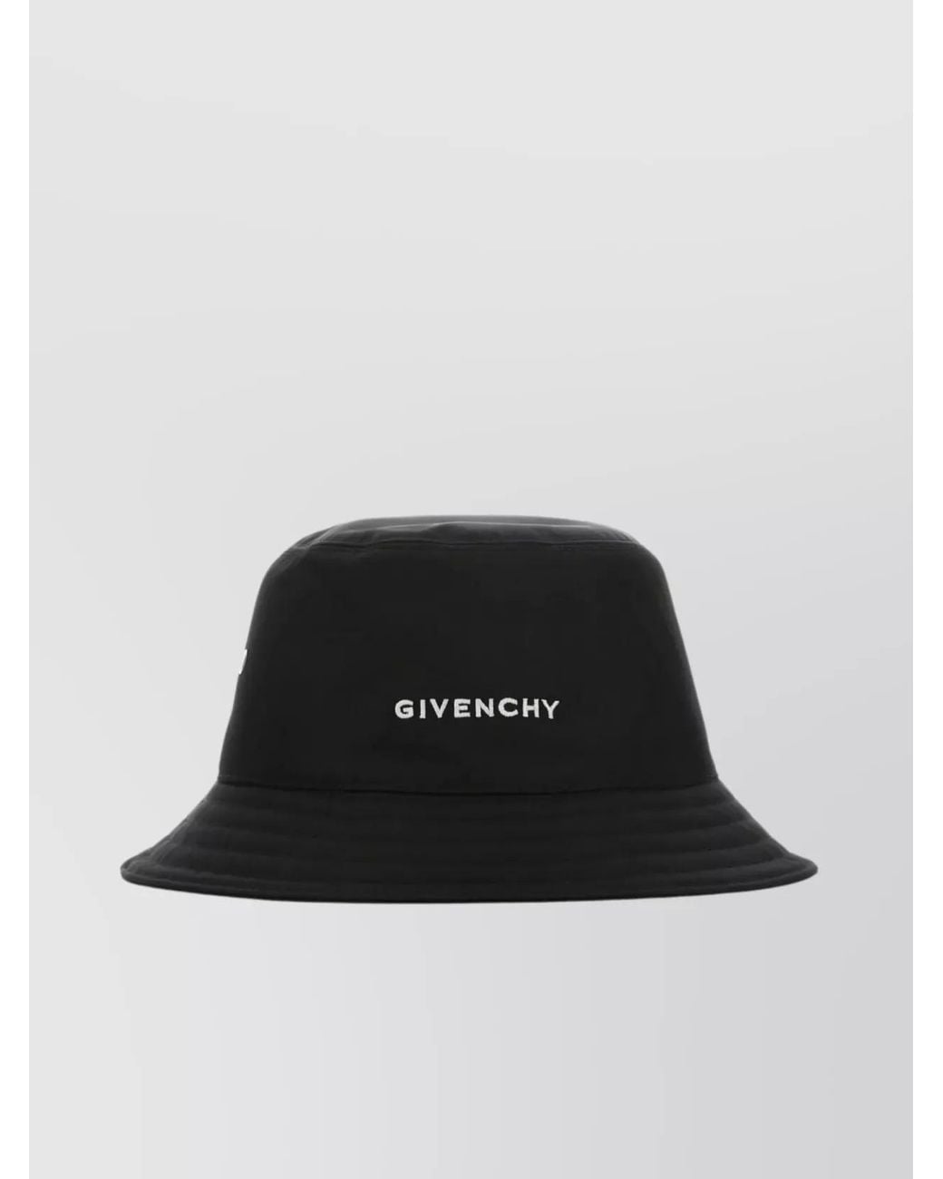 Givenchy Black Logo Bucket Hat for men