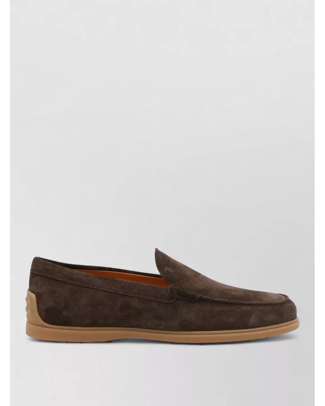 Tod's Brown Suede Leather Loafers for men