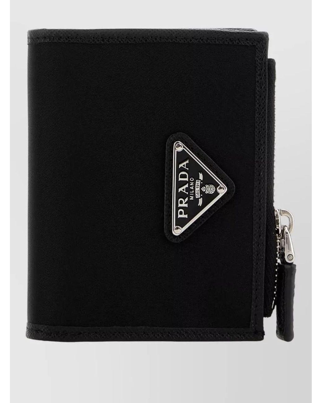 Prada Black Canvas Wallet for men