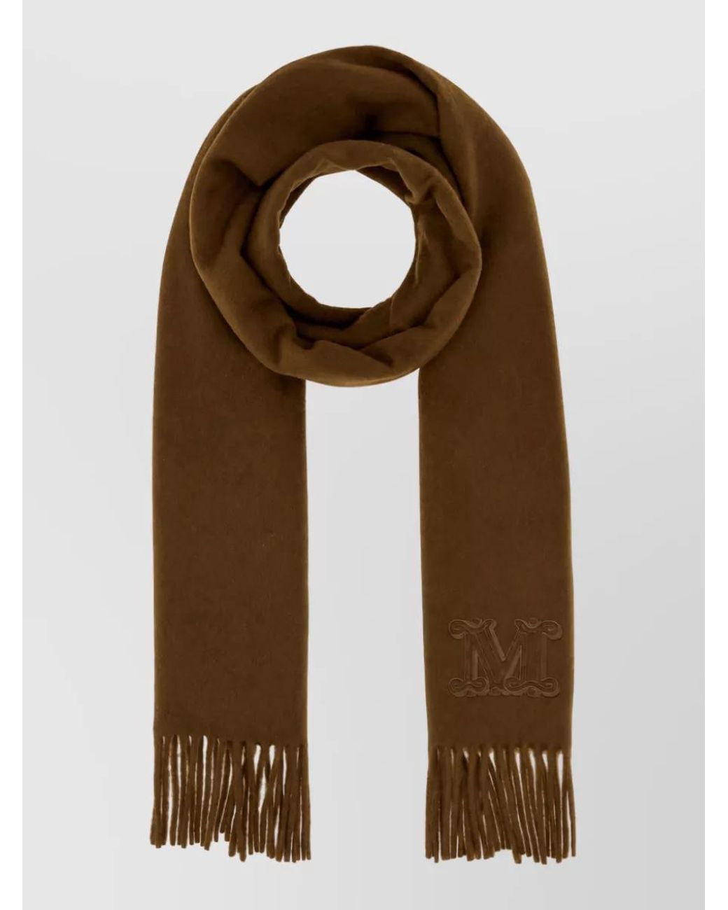 Max Mara Brown Cashmere Scarf