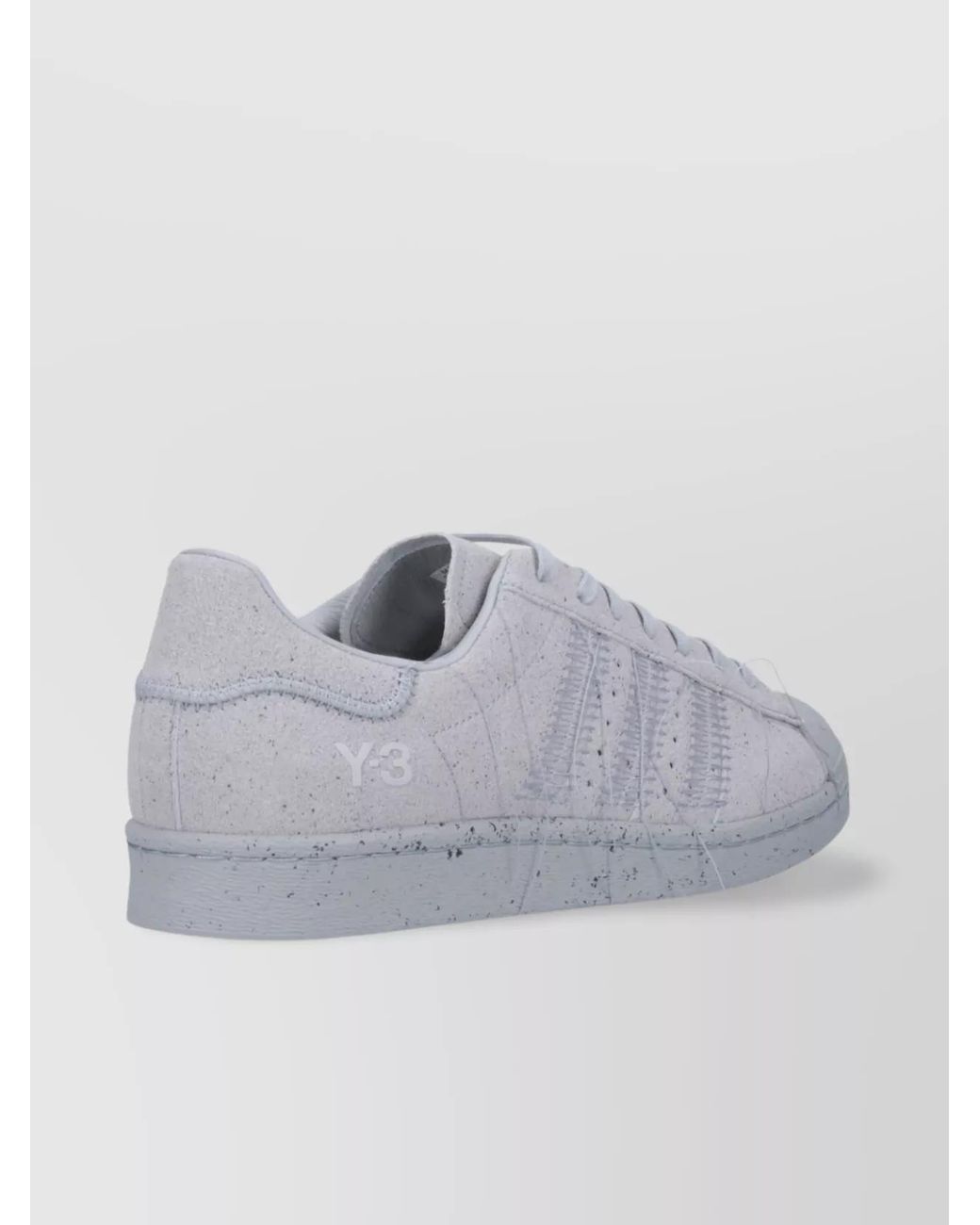 Y-3 Gray Sneakers Low Top Perforated Sides