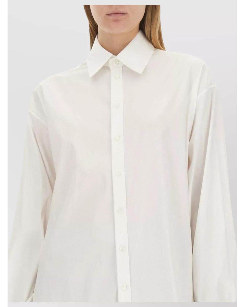 Peter Do White Drawstring Shirt
