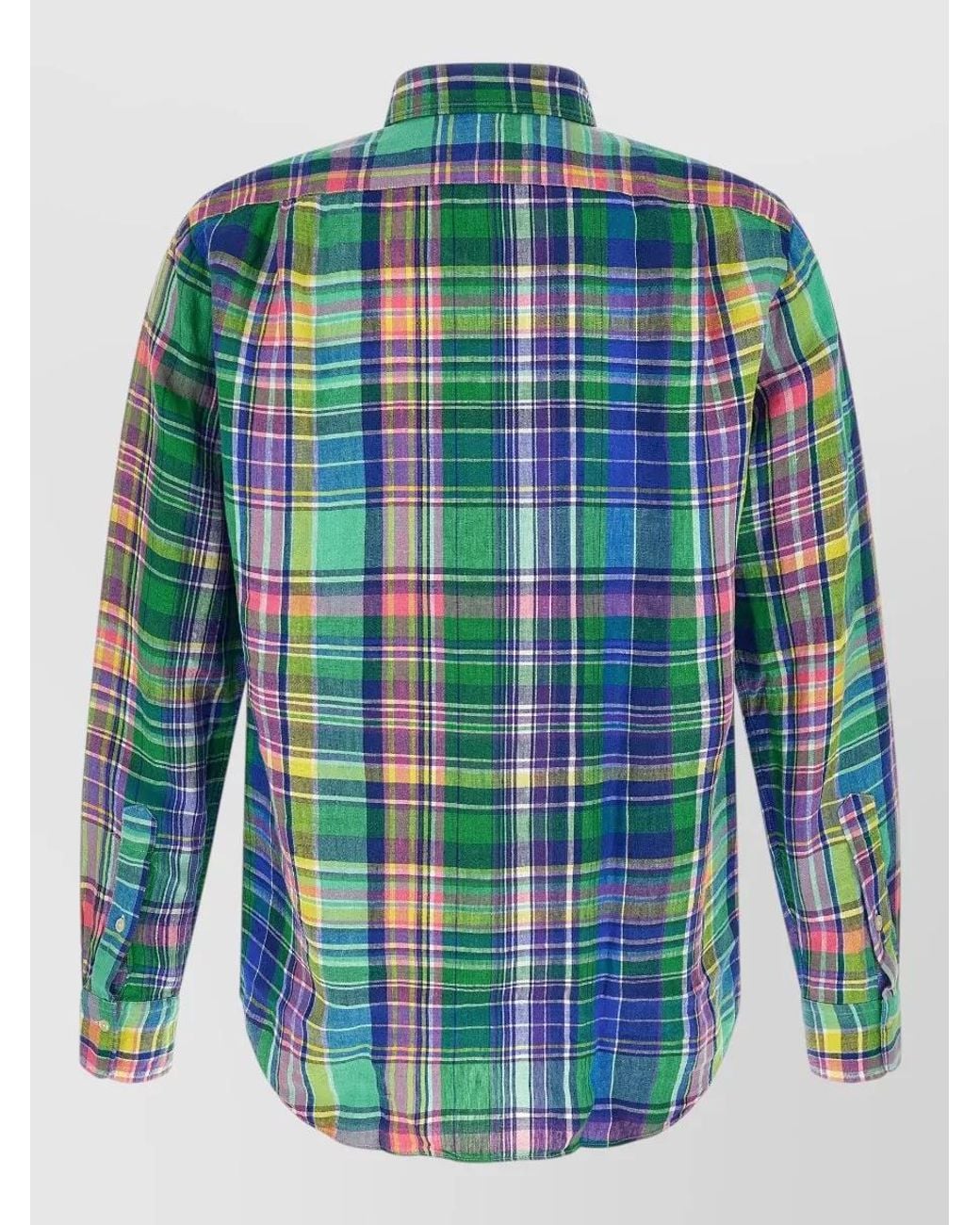 Polo Ralph Lauren Wing Tip Long Sleeve Button Collar Shirt in Blue for ...