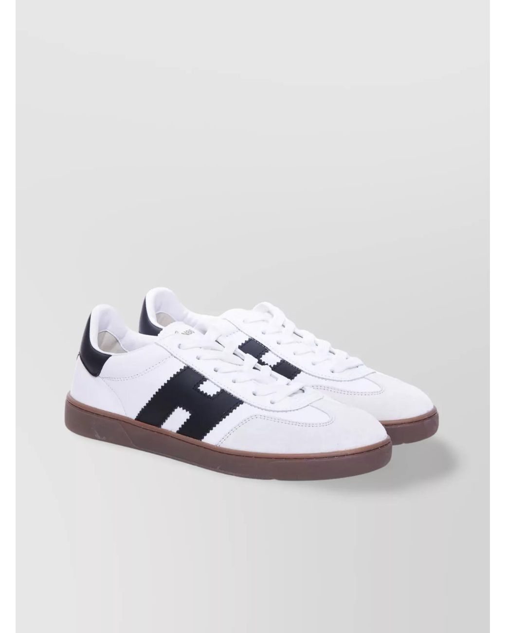 Hogan Metallic Leather Low-Top Sneakers for men
