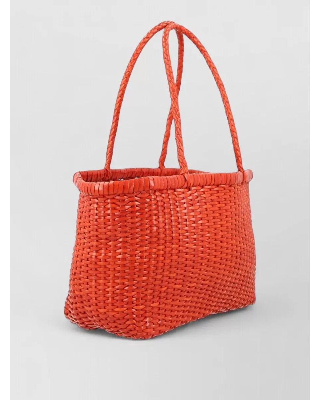 Dragon Diffusion Red Na Na Leather Beach Bag