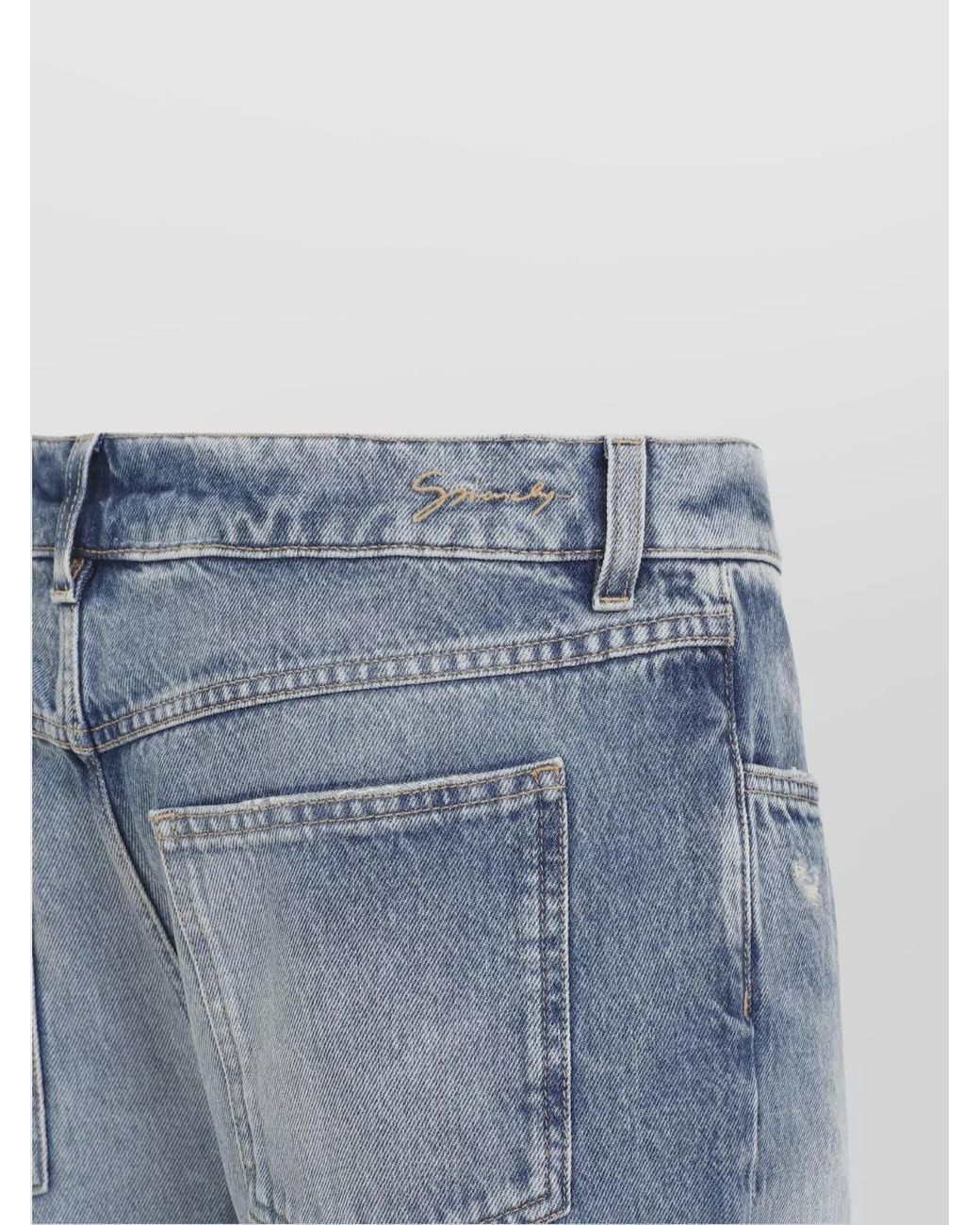 Givenchy Blue Denim Slim-Fit Straight-Leg Jeans for men