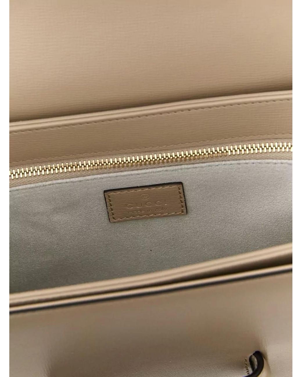 Gucci Natural ' Horsebit 1955' Medium Shoulder Bag