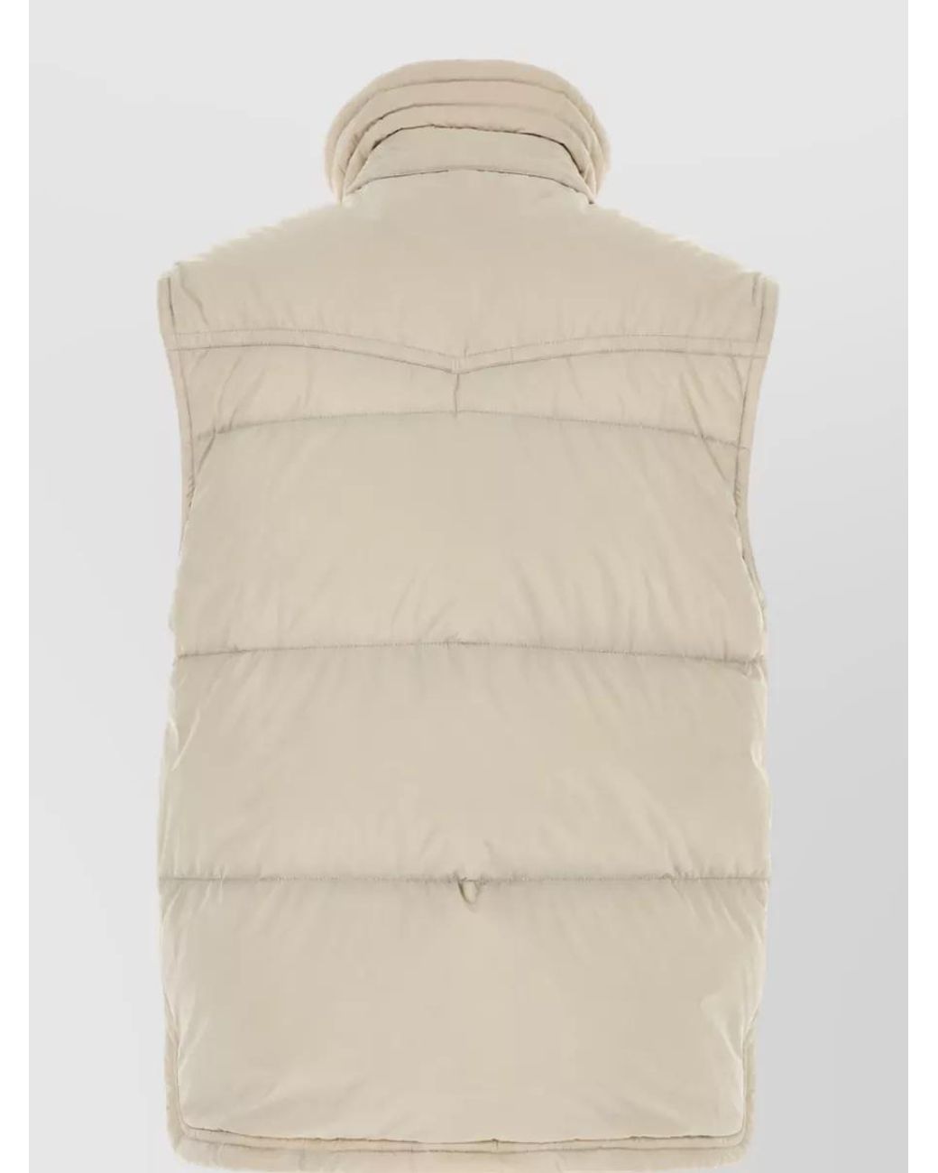 Moncler Natural Sleeveless Down Padded Jacket for men