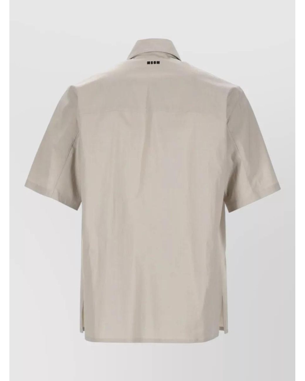 MSGM Natural Cotton Shirt for men