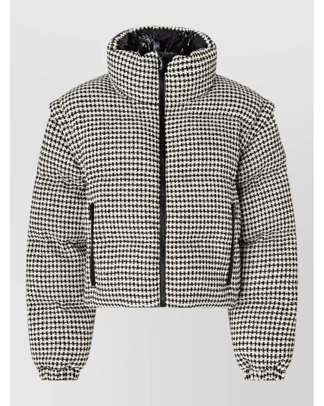 Pinko Multicolor Quilted Parka Coat