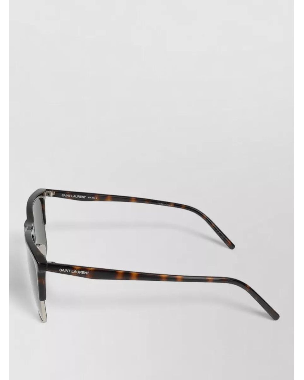 Saint Laurent Gray Square Sunglasses for men