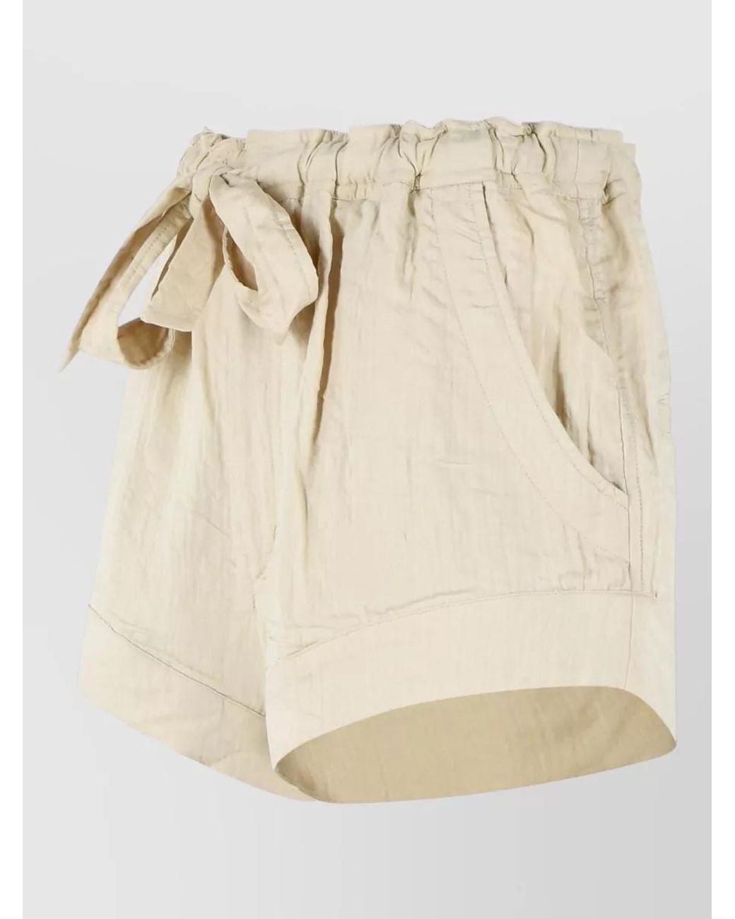 Isabel Marant Natural Knee-Length Shorts