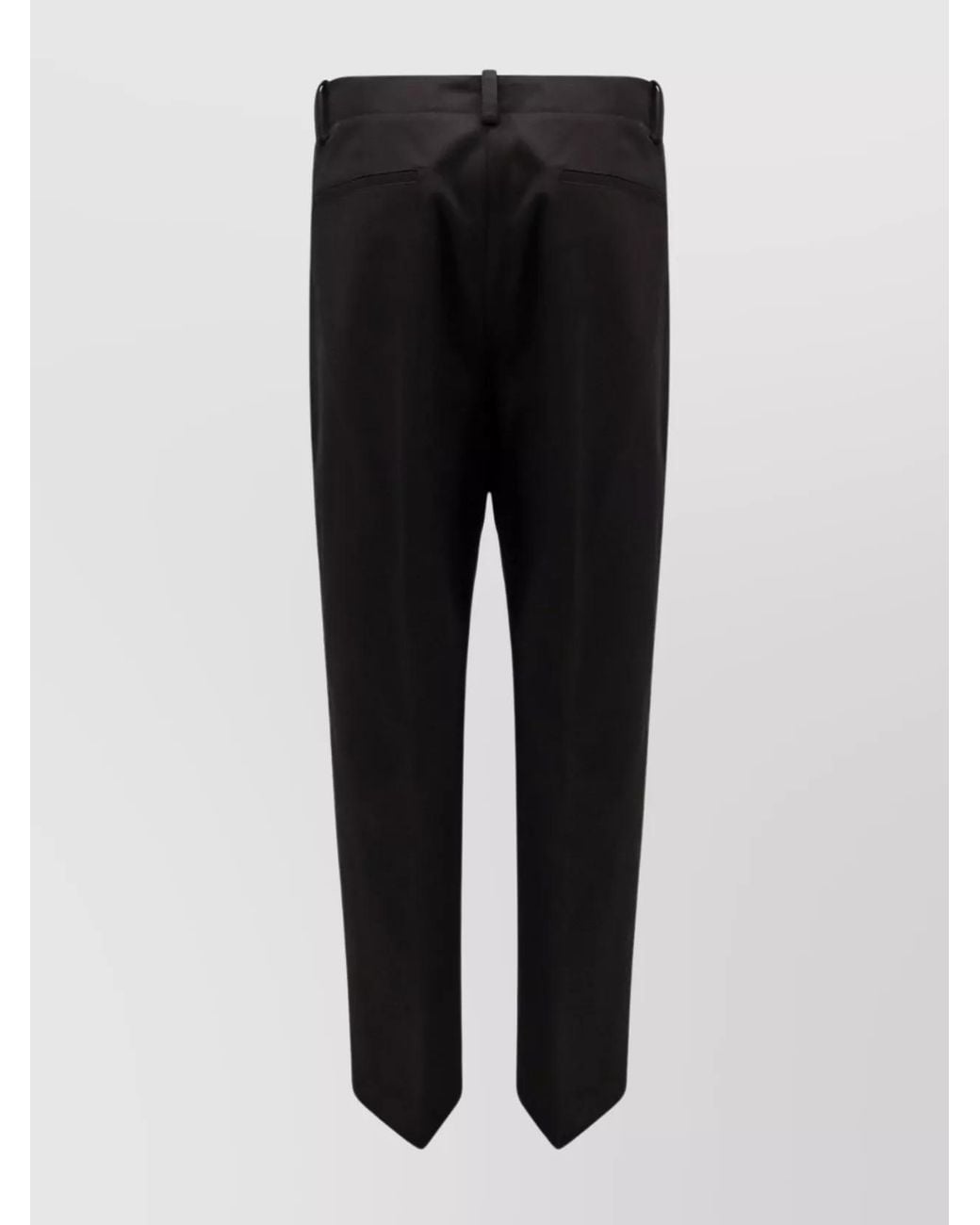 Moncler Genius Black Cotton Straight-Leg Trousers for men