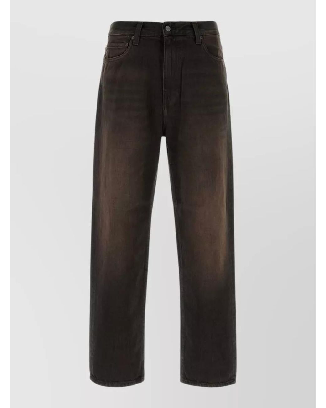 Carhartt Black Denim Tapered Jeans for men