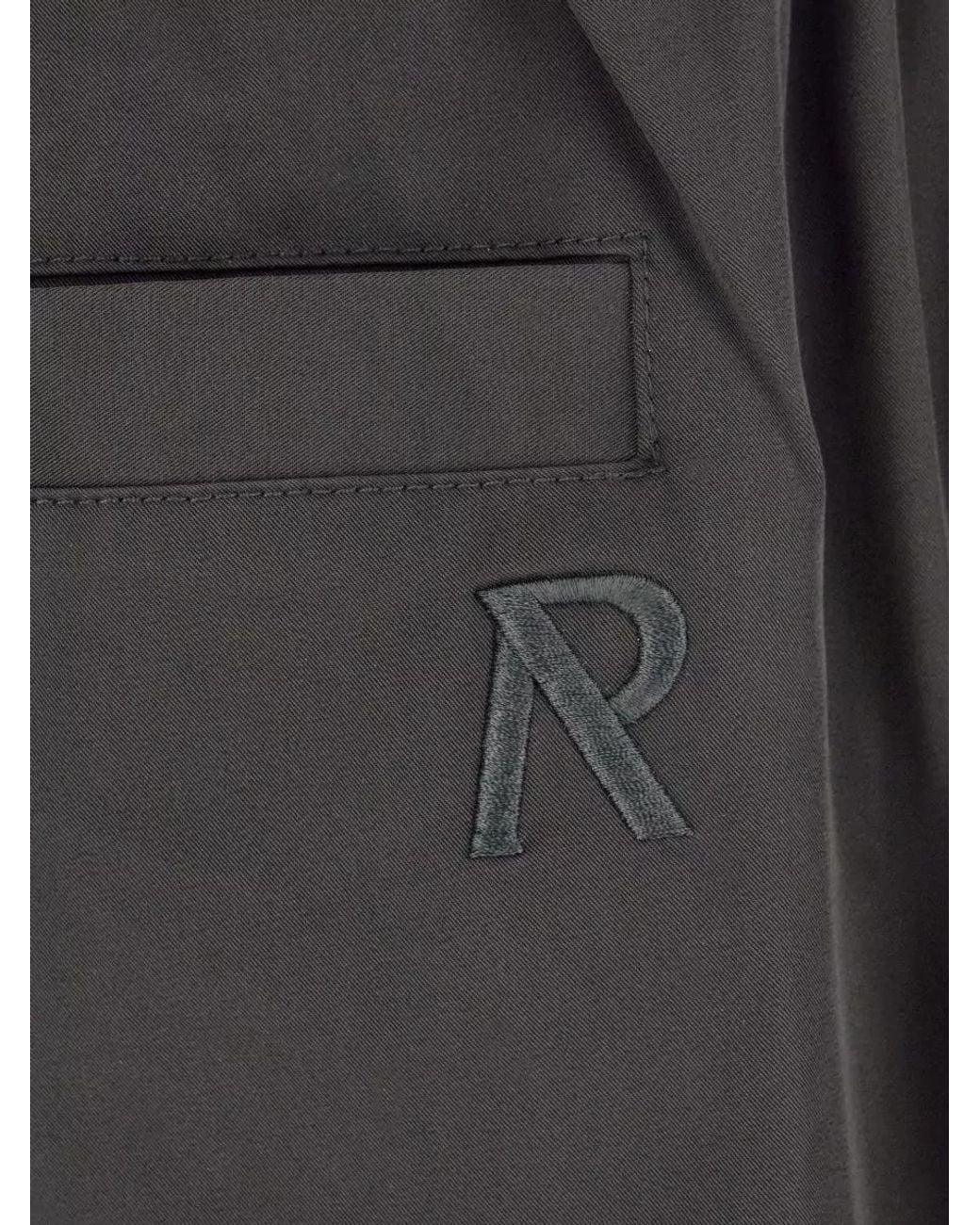Represent Black Loose-Fit Trousers for men