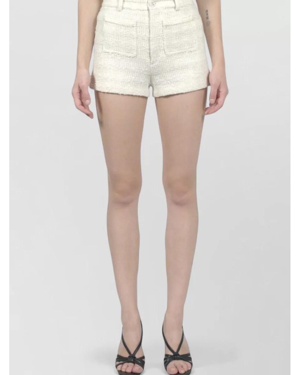 Gucci Natural High-Rise Tailored Trousers