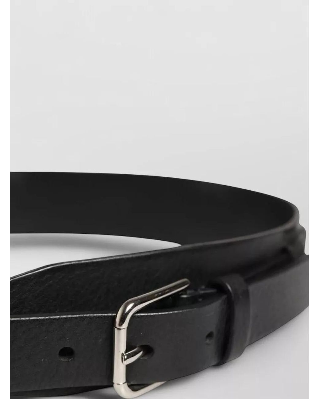 Dolce & Gabbana White Leather Belt for men