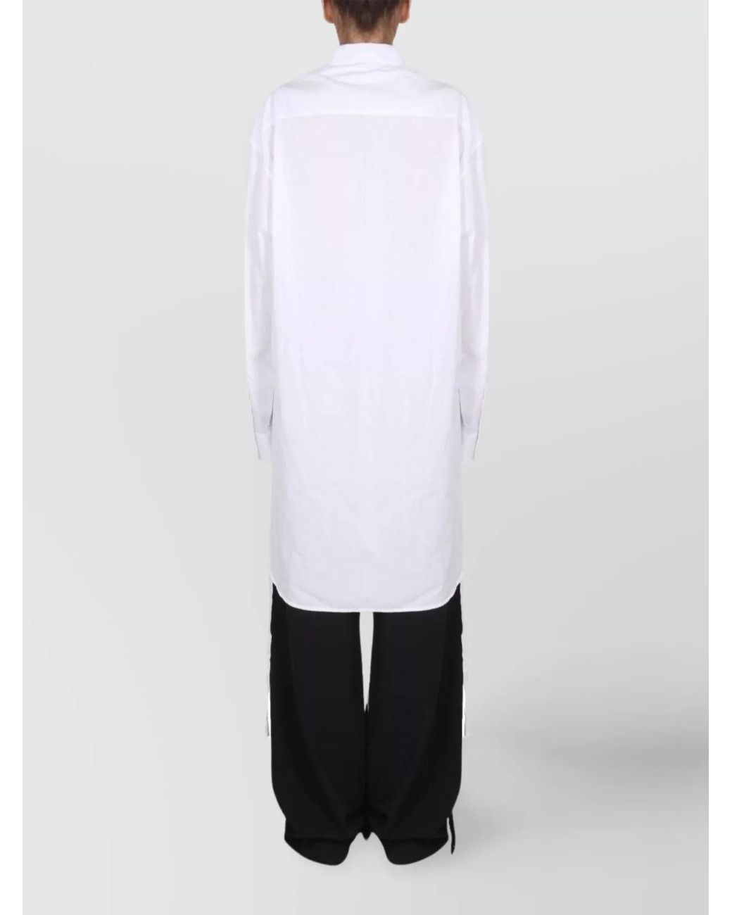 Ann Demeulemeester White Cotton Shirt