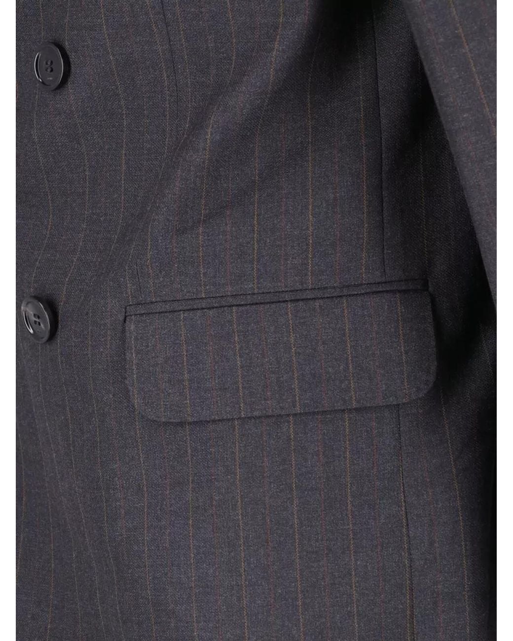 AMI Black Virgin Wool Blazer for men