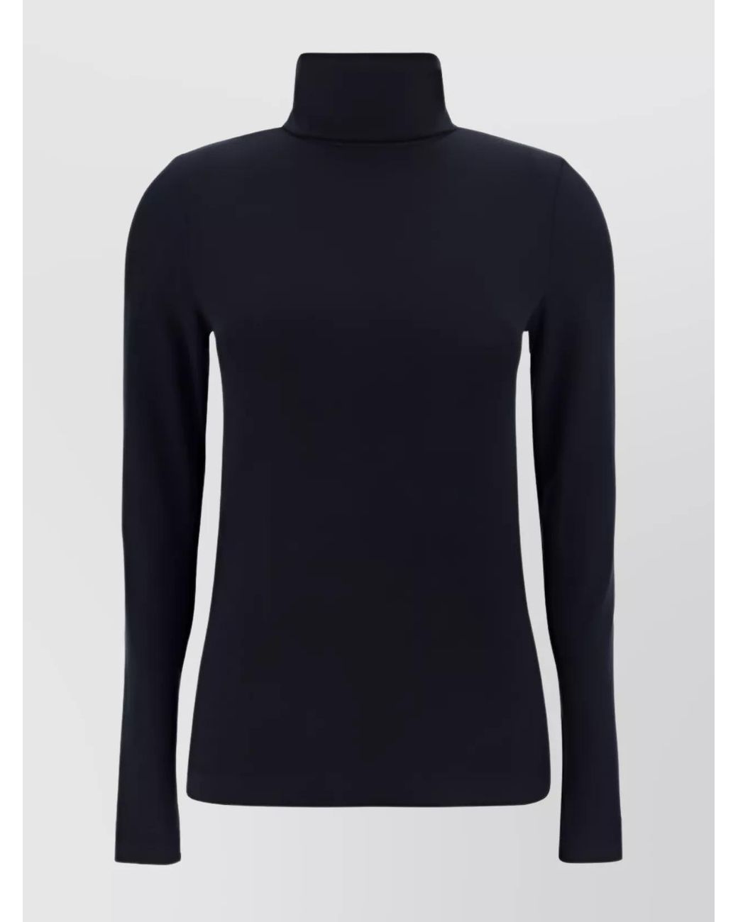 Wolford Blue Turtleneck Long-Sleeve Top